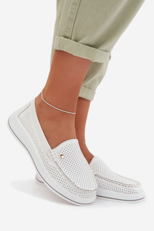 Schuhe FemininErmöglichtturalnej Skóry S.Barski GR61-5980 Zueiße Farbe