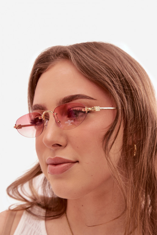 Sonnenbrille Feminin pinke Farbe