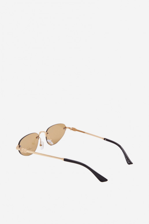 Sonnenbrille Feminin braune Farbe