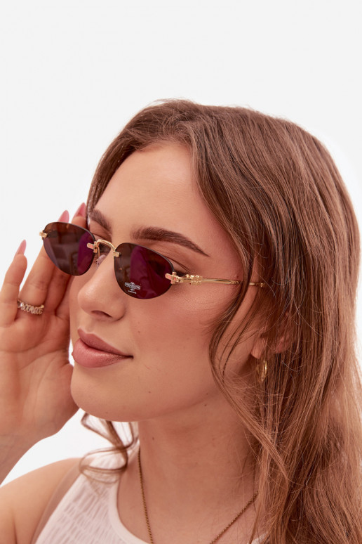 Sonnenbrille Feminin dunkelbraun