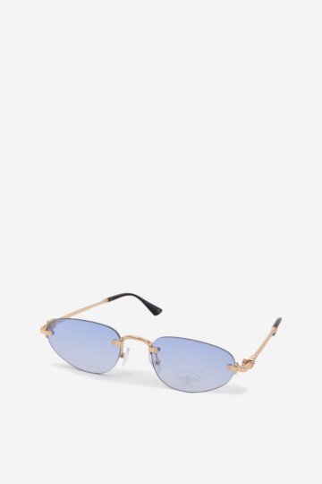 Sonnenbrille Feminin blaue Farbe