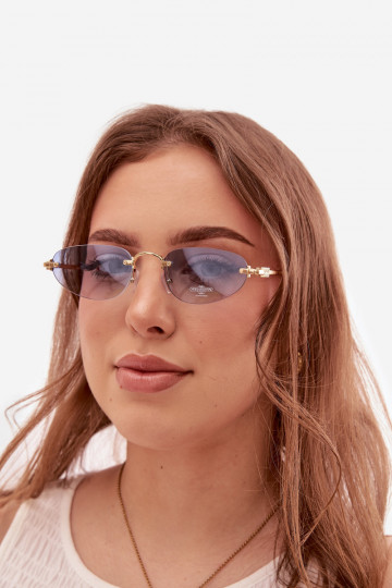Sonnenbrille Feminin blaue Farbe 2