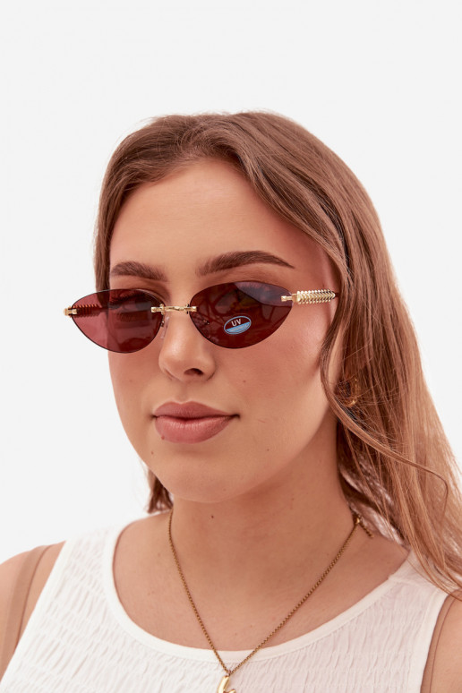 Sonnenbrille FemininFiltrem UV Dunkelpink