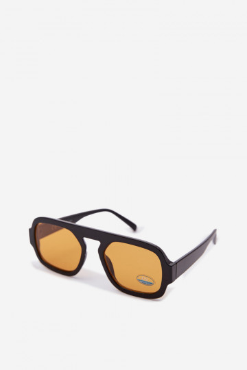 Feminin SonnenbrilleFiltrem UV SchZuarz und-orange Farbe