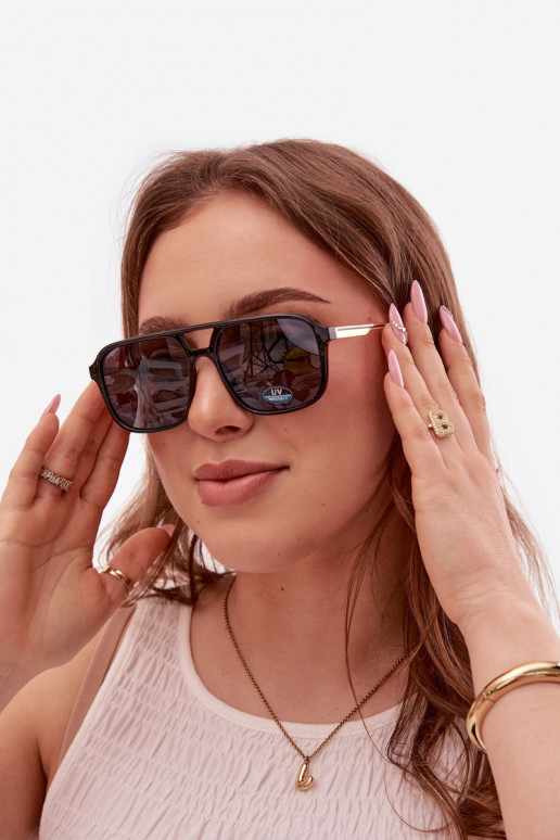 Sonnenbrille FemininFiltrem UV schZuarze Farbe