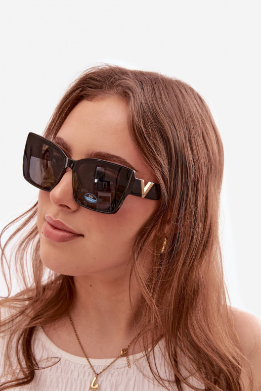 Sonnenbrille Feminin Katzenauge schZuarze Farbe