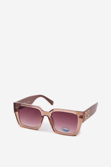 Sonnenbrille Feminin braune Farbe