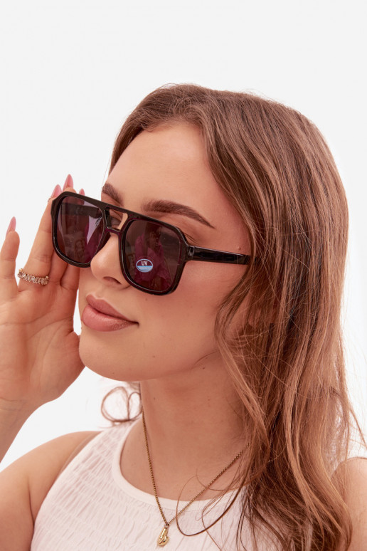 Sonnenbrille Feminin SchZuarz und-blaue Farbe