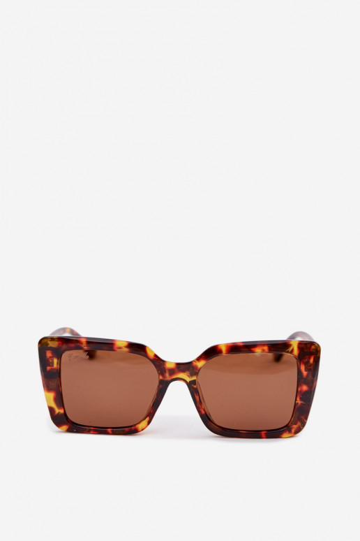 Sonnenbrille Feminin braune Farbe