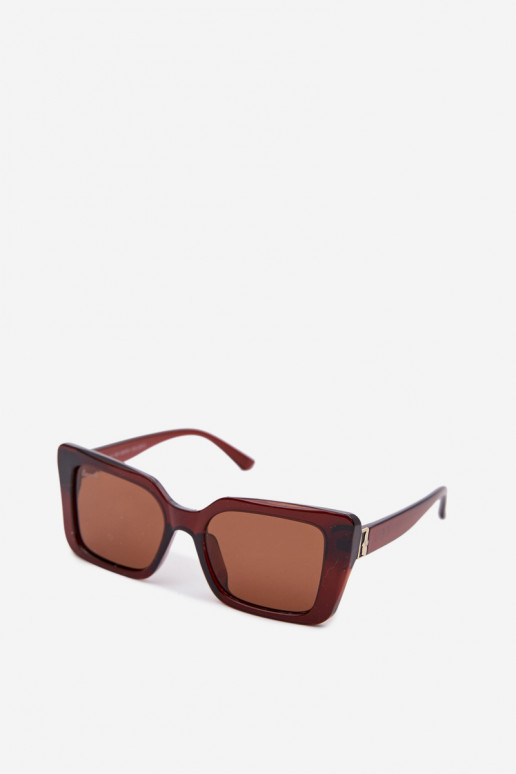 Sonnenbrille Feminin braune Farbe