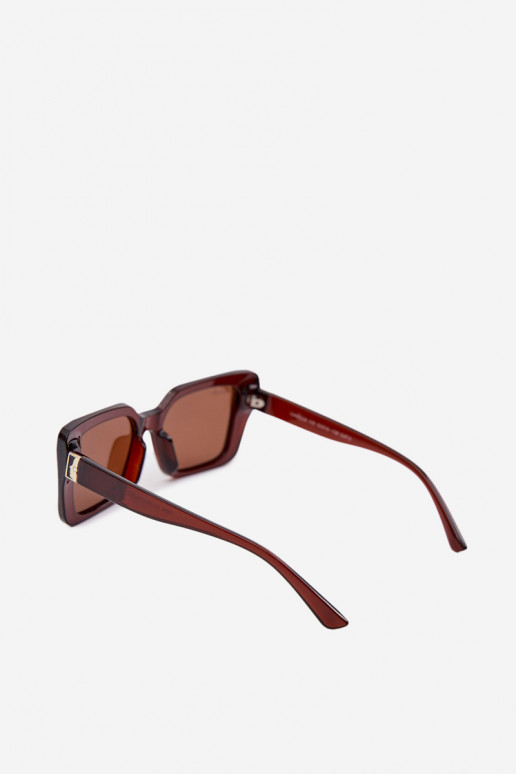 Sonnenbrille Feminin braune Farbe