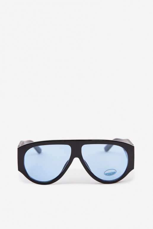 Feminin Sonnenbrille SchZuarz und-blaue Farbe