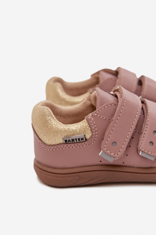 Schuhe Barefoot Haut Kindisch Bartek 8600355 pinke Farbe