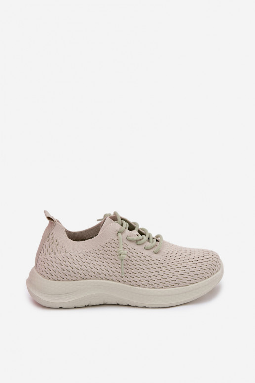  Turnschuhe Feminin Beige Carmivelle