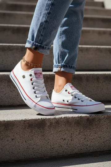 Big Star weiße Freizeitschuhe T274022 2