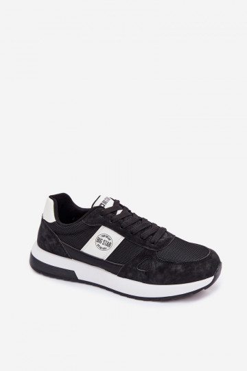 Herren Sportschuhe Big Star TT174352 in Schwarz