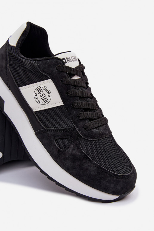 Turnschuhe Sneakers Stilvollllschuhe für Männer Big Star TT174352 schZuarze Farbe