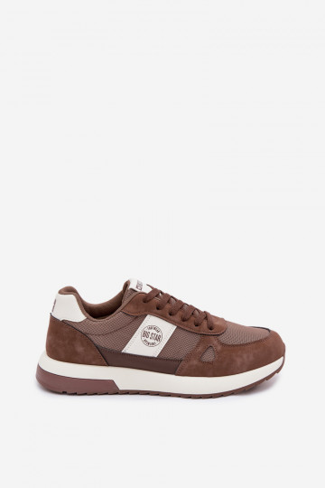 Turnschuhe Sneakers Stilvollllschuhe für Männer Big Star TT174353 braune Farbe 2