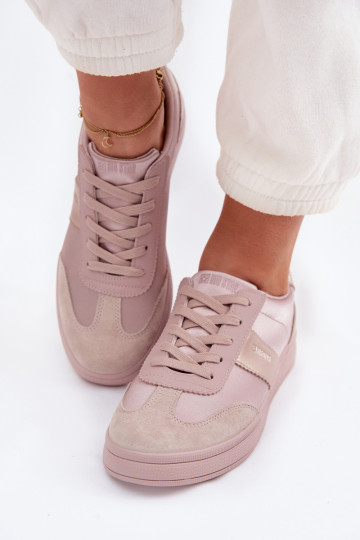 Sneakers Stilvollllschuhe Feminin Big Star TT274157 pinke Farbe
