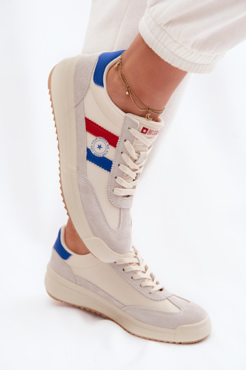 Damen Sneakers im sportlichen Stil Big Star TT274161 in Sandfarbe