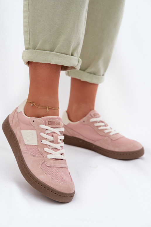 Sneakers Stilvollllschuhe Feminin Big Star TT274175 pinke Farbe