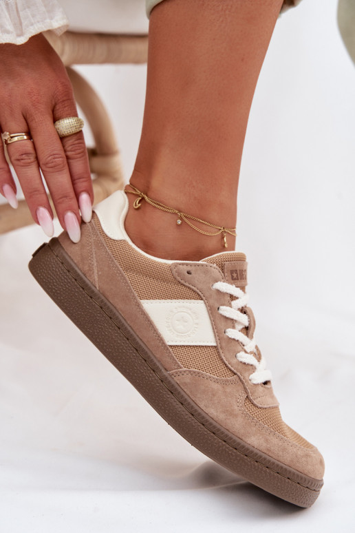 Sneakers Stilvollllschuhe Feminin Big Star TT274177 elfenbeinfarbe