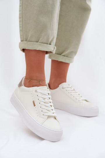 Sportliche Schuhe mit Plattform Big Star TT274805 weiße Farbe 2