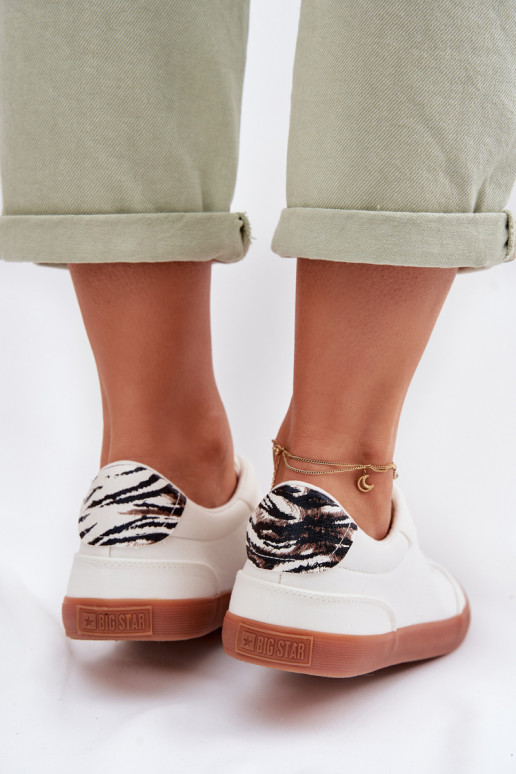 Sneakers Stilvollllschuhe Feminin  Big Star TT274357 Zueiße Farbe
