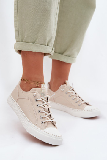 Freizeitschuhe Big Star TT274387 sandfarbene Farbe