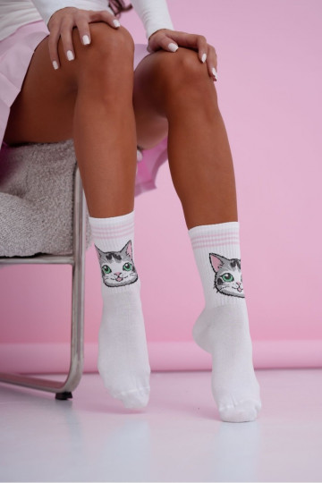 Socken Feminin KatzenRosami Paskami