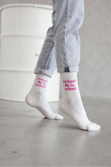 Socken Feminin Zueiße FarbeRosam Ermöglichtpisem Cr m De La Cr m 
