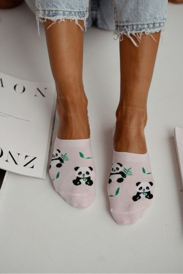Socken MicroFußzeilen Feminin Pandabär pinke Farbe