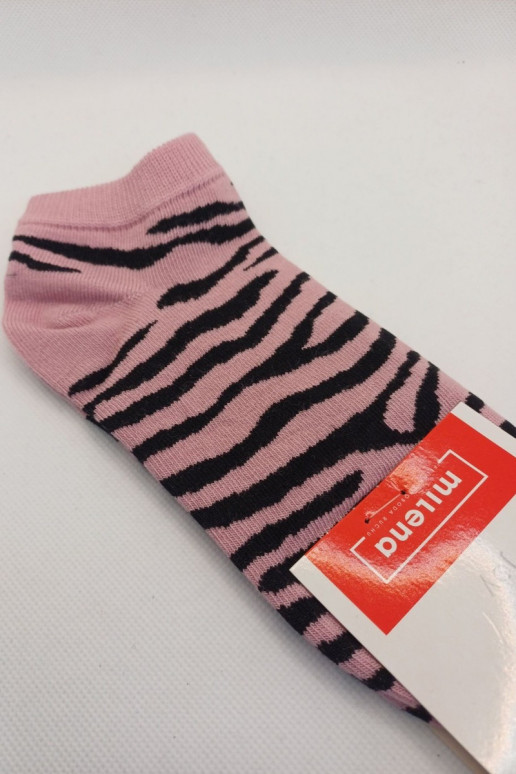 Socken Kindisch Jugend Zebra pinke Farbe
