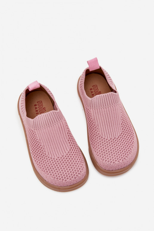 Slip-On-Hausschuhe Barefoot Kindisch Milami pinke Farbe Es mussriselle