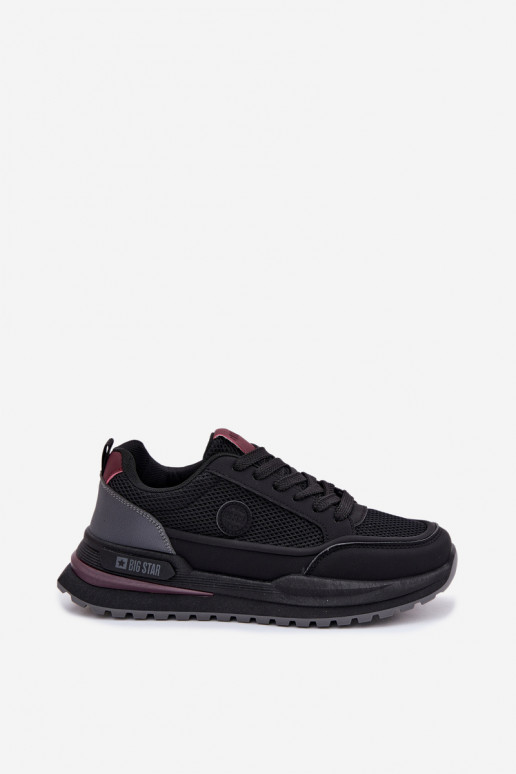 Turnschuhe für Männer Big Star TT174317 Hi-Poly System schZuarze Farbe