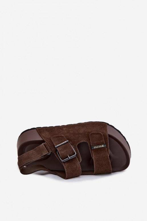 INildledersandalen mit einer Plattform Big Star TT274236 CzekoladoZue