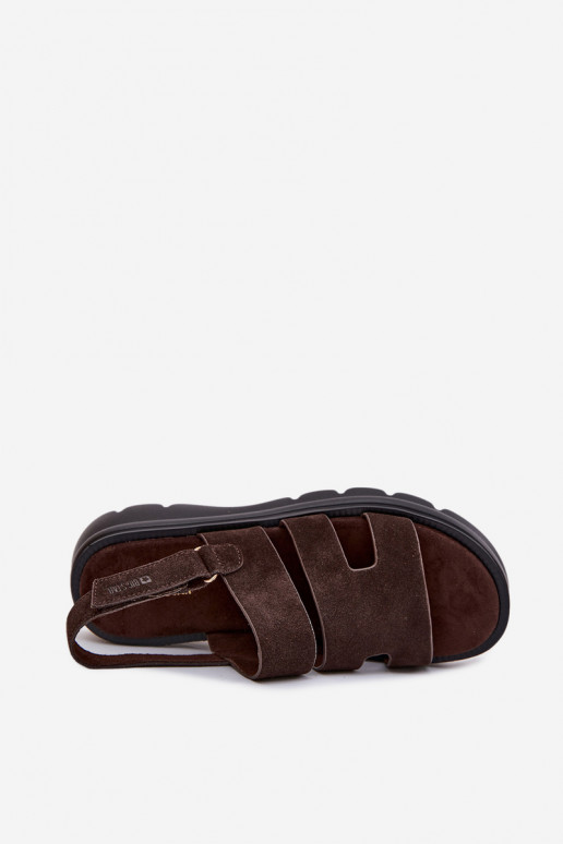 Damensandalen aus INildleder Big Star TT274483 CzekoladoZue