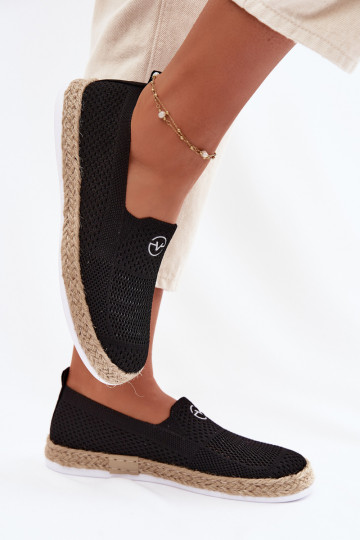 Espadrilles Vinceza 13659 schZuarze Farbe