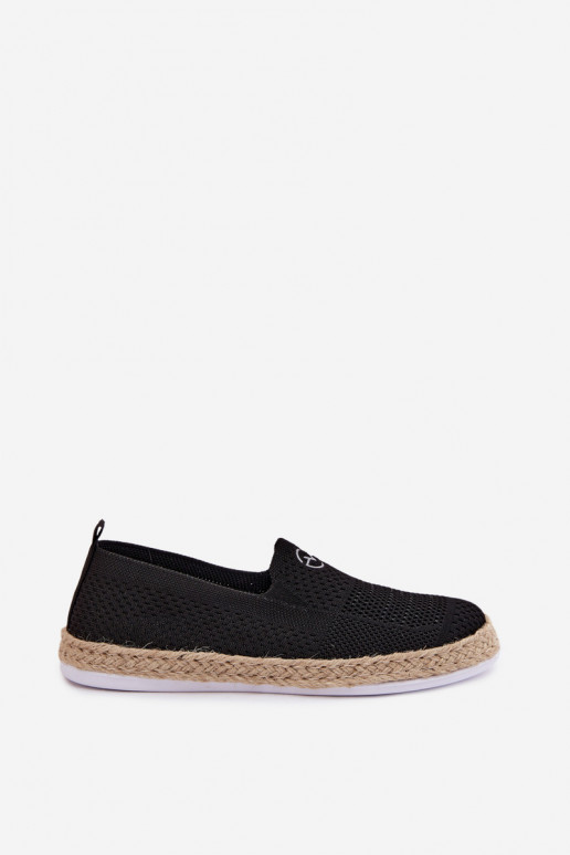 Espadrilles Vinceza 13659 schZuarze Farbe