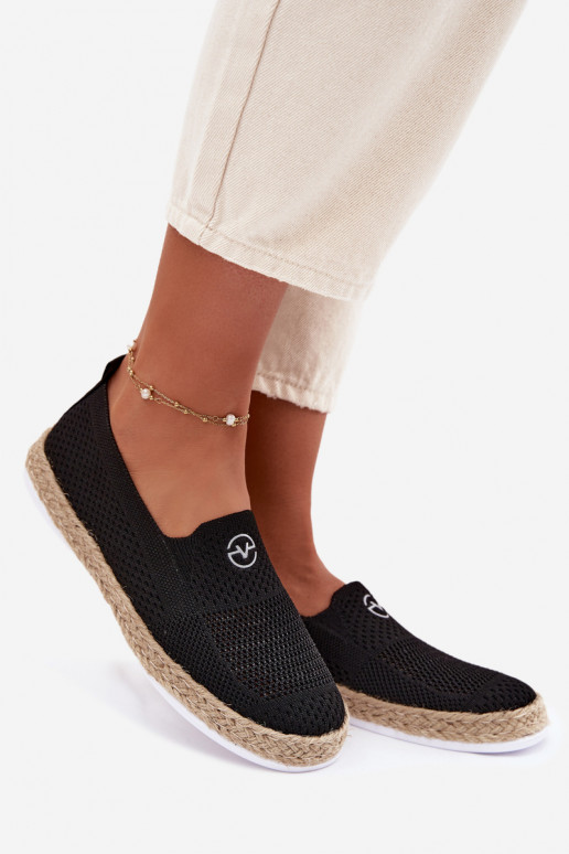 Espadrilles Vinceza 13659 schZuarze Farbe