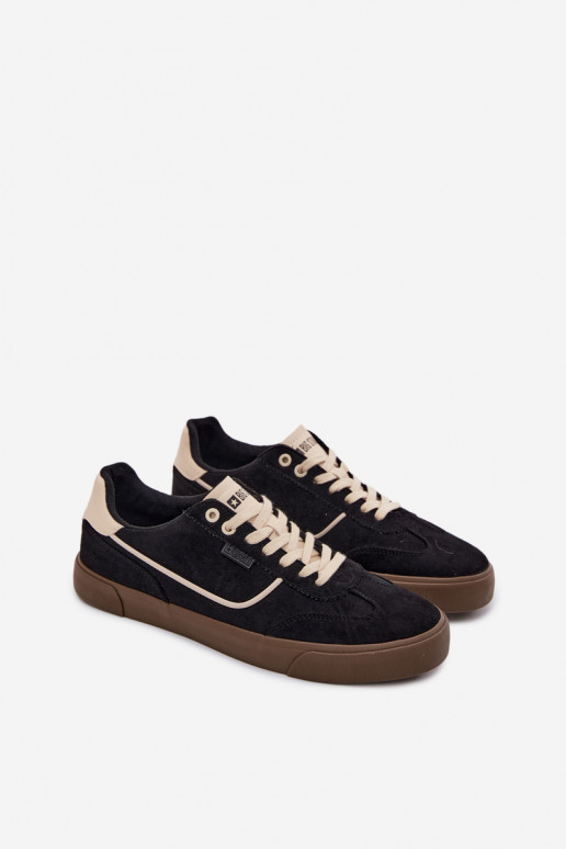 Sneakers Stilvollllschuhe für Männer Big Star TT174090 schZuarze Farbe