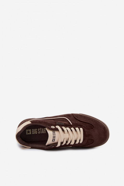 Sneakers Stilvollllschuhe für Männer Big Star TT174092 CzekoladoZue