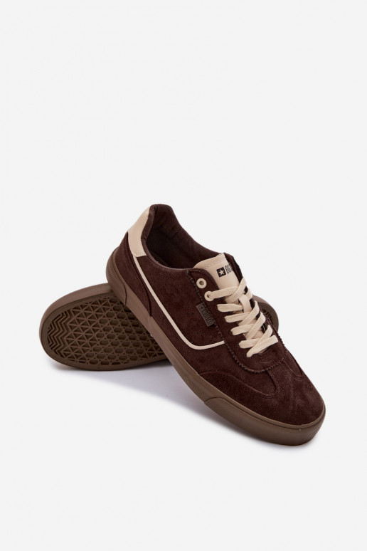 Sneakers Stilvollllschuhe für Männer Big Star TT174092 CzekoladoZue
