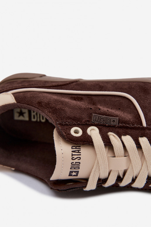 Sneakers Stilvollllschuhe für Männer Big Star TT174092 CzekoladoZue