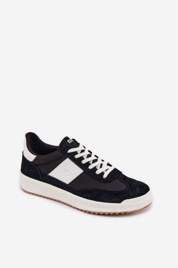 Sneakers Stilvollllschuhe für Männer Big Star TT174043 schZuarze Farbe