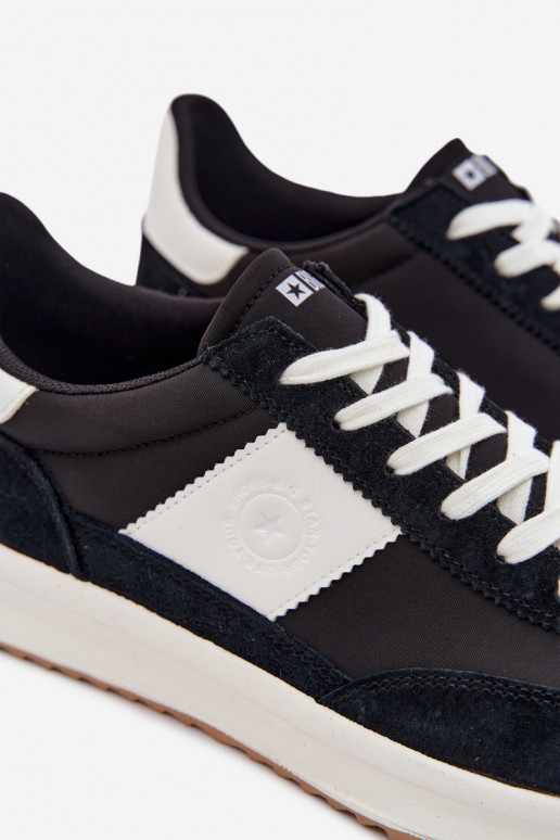 Sneakers Stilvollllschuhe für Männer Big Star TT174043 schZuarze Farbe