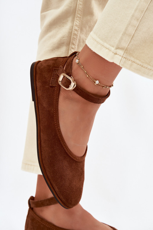 BallerinasErmöglichtturalnego aus INildlederu Big Star TT274211 braune Farbe