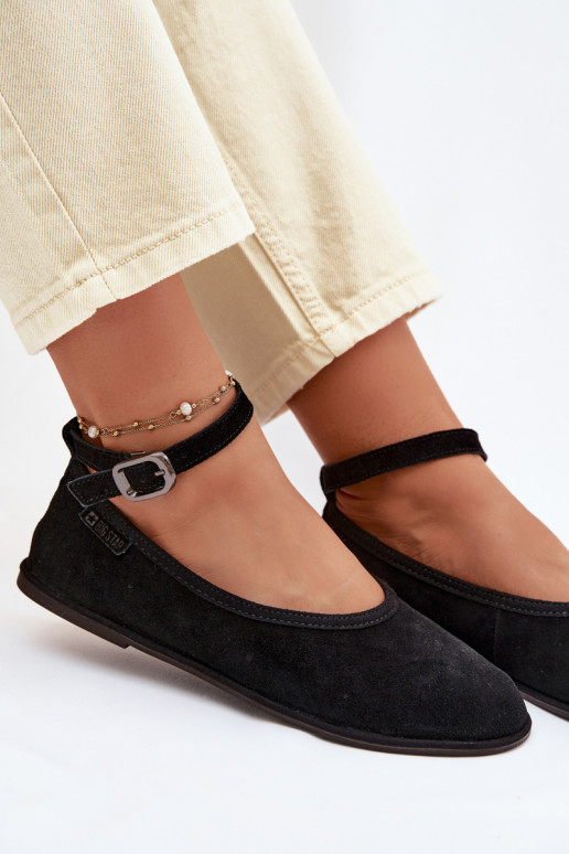 BallerinasErmöglichtturalnego aus INildlederu Big Star TT274212 schZuarze Farbe