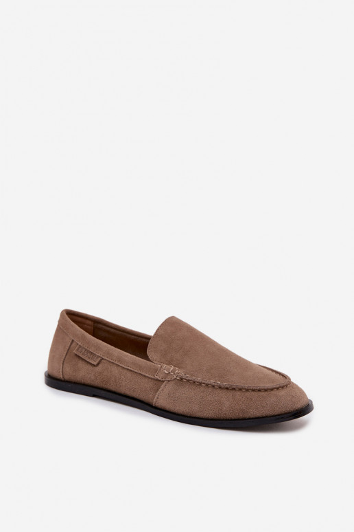 Mokassins für DamenErmöglichtturalnego aus INildlederu Big Star TT274207 Beige