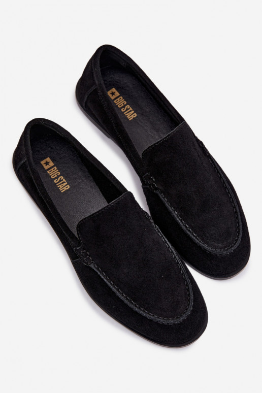 Mokassins für DamenErmöglichtturalnego aus INildlederu Big Star TT274209 schZuarze Farbe